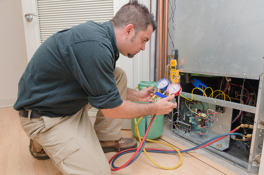 fixing a heat pump