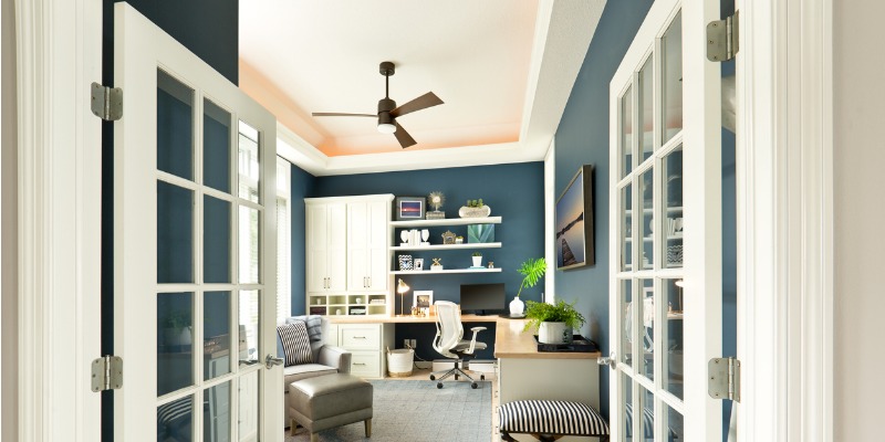 Home office ceiling shop fan