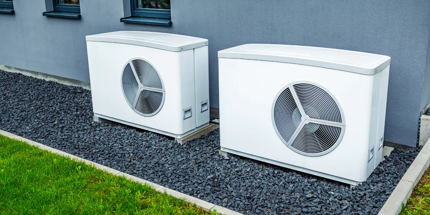 Heat Pump Units outside