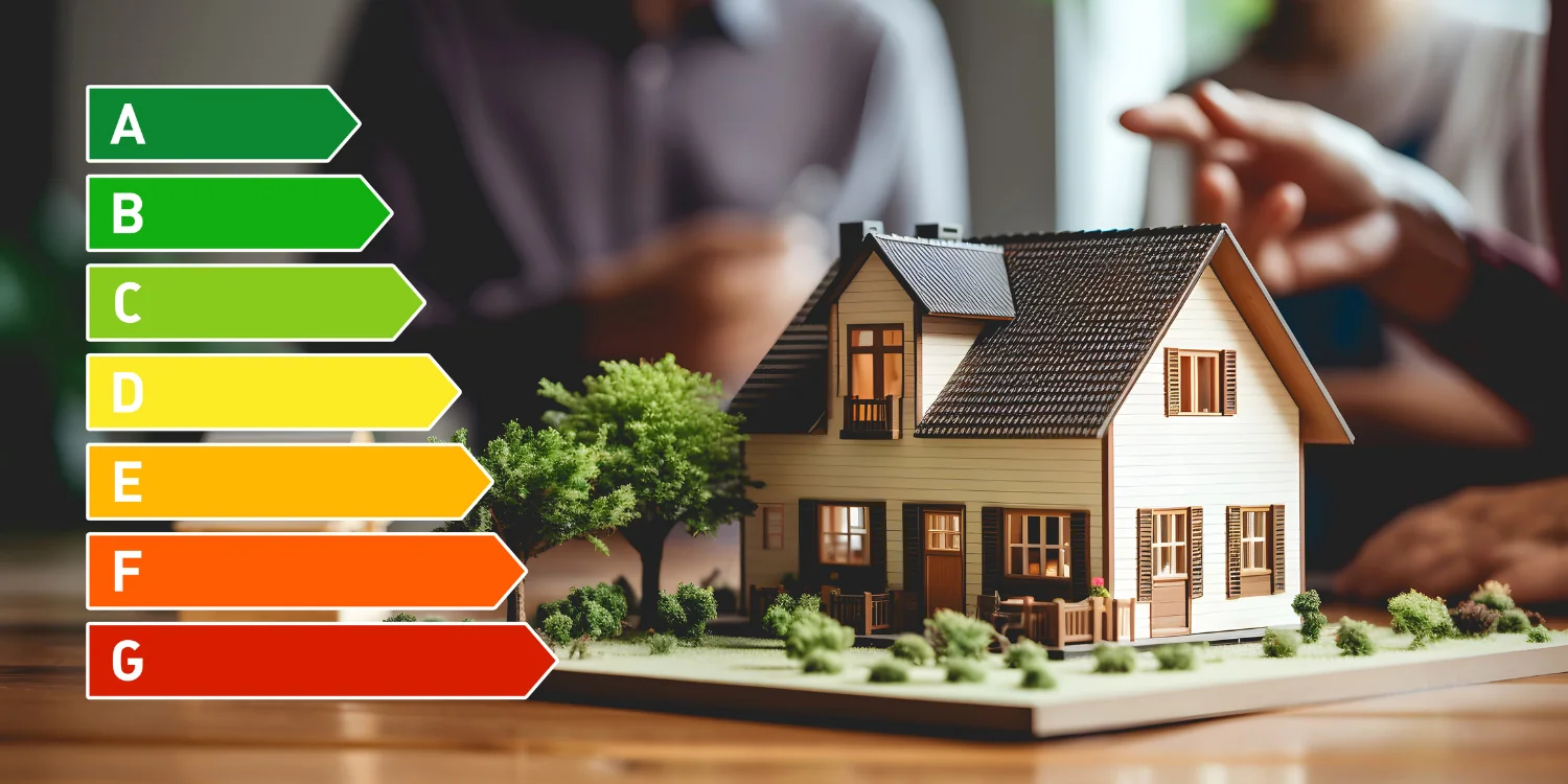 Home Energy Efficiency Concept Model/Art - Heat Pump Affordability: 2024 Rebate Programs for Ontario Homeowners